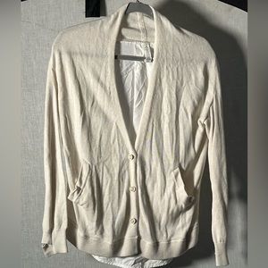 Lululemon Cashmere Blend Sweater cardigan with thumb‎ holes- 6